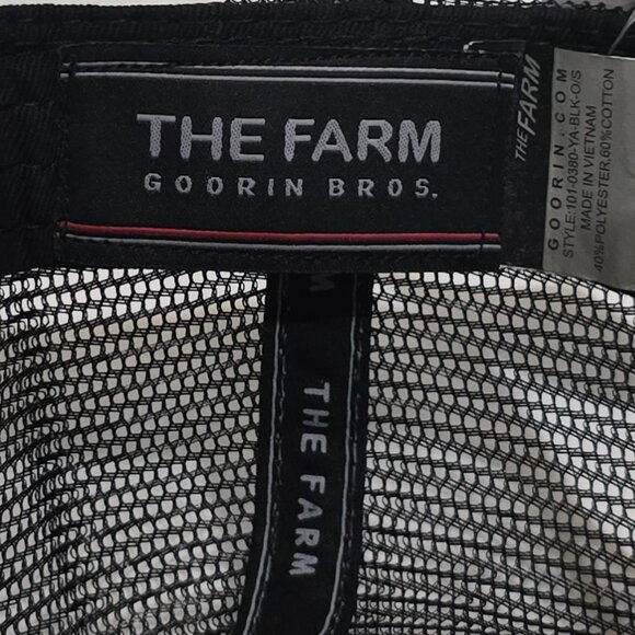 NWT - Goorin Bros. The Farm - Black Sheep - Mesh Snap Back Trucker Hat - Picture 9 of 9